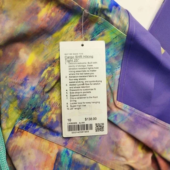 NWT Lululemon Cargo SHR Hiking Tight 25" - Picture 4 of 12